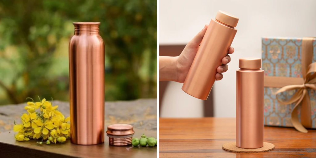 Copper Water Bottle Set Manufacturer