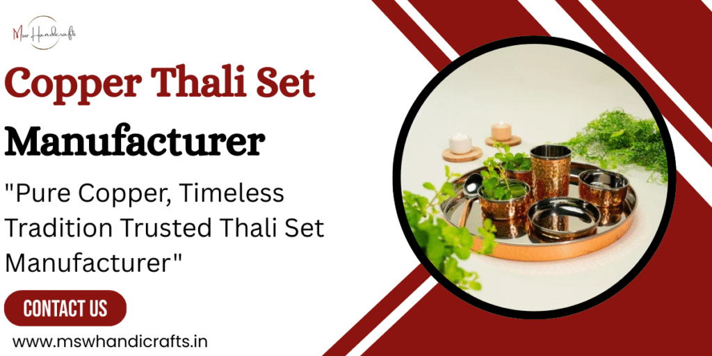 Copper Thali Set Manufacturer