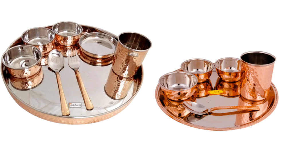 Copper Thali Set Manufacturer